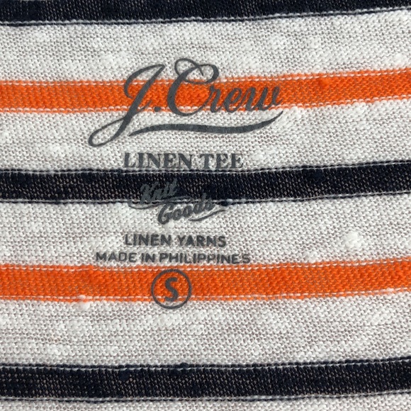 J.Crew Linen Ruffle Sleeve Tee Tank - Picture 2 of 3